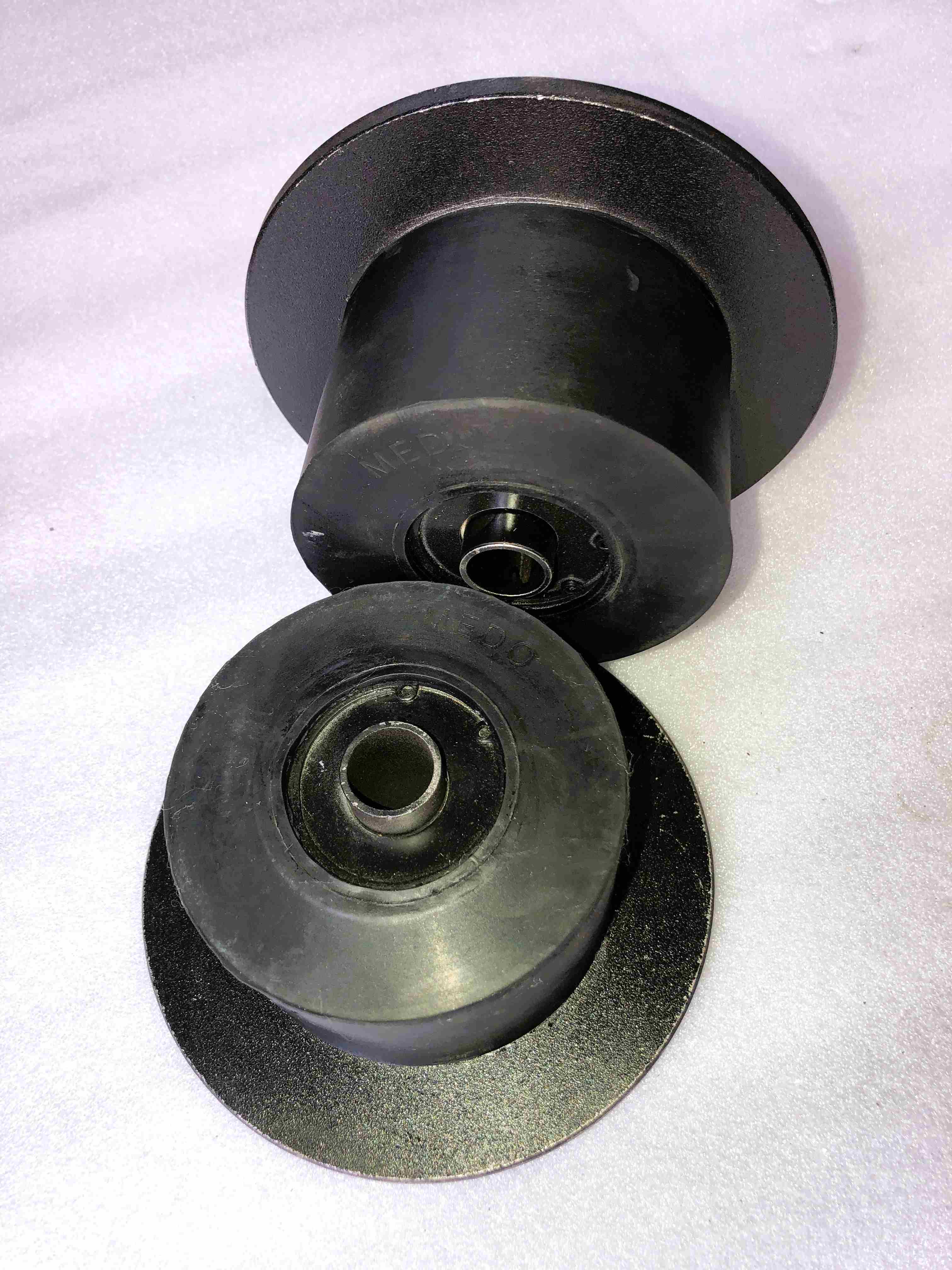 Ролик ø 110 с фланцем ø 165 x 65 x 20 (Резина)